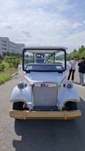 Grande Sconto su Auto Elettrica Convertibile Vintage Classica, Veicolo Turistico per Visite Guidate, Motore AC, Batteria al Piombo-Acido, 11 Posti - Product Image 3