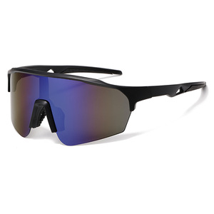 Cycling Glasses Polarized UV400 Windproof Outdoor Sports Sunglasses Type 3 Sunshades PC Lens <b>Grey</b> <b>Frame</b> - Product Image 1