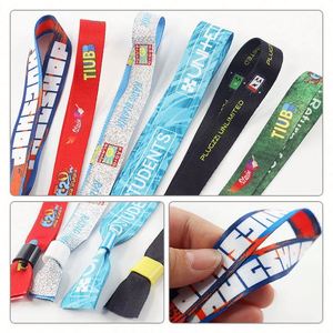 Pulsera Ajustable de Poliéster con Tela Personalizable para Conciertos, Sublimación Promocional, Pulseras Personalizables - Product Image 5