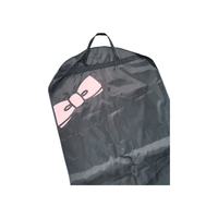 Long sac de rangement de vêtements Oxford de luxe personnalisé anti-poussière pliable portable respirant housse de vêtements pour robe de mariée voyage