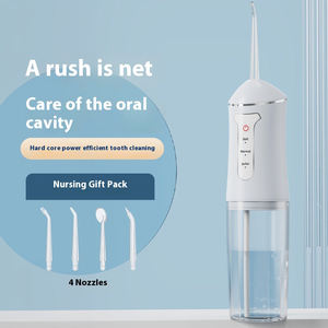 Hydropulseur buccal sans <span class=keywords><strong>fil</strong></span> rechargeable par USB, portable, pour la maison et les voyages, vente en gros, économique, irrigateur <span class=keywords><strong>dentaire</strong></span>, brossette à eau - Product Image 3