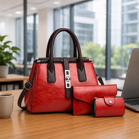 Produits tendance : Sac à bandoulière pour femme, sac à main 3 en 1, sac fourre-tout imperméable pour femme avec portefeuille