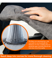 The Edgeless Pearl - Serviette de detailing professionnelle en microfibre pour le nivellement du revêtement céramique et l'élimination des produits d'étanchéité