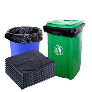 Sacs poubelle jetables épais noirs commerciaux pour l'assainissement extérieur, la cuisine, la salle de bain, le nettoyage des biens - Product Image 1