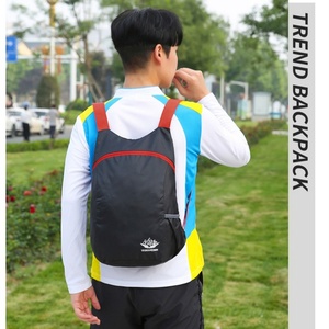 Mochila Deportiva Ultraligera de Nailon Antirrobo e Impermeable con Logotipo Personalizado, Hecha con Botellas de Plástico Recicladas, 20L, Plegable, para Senderismo y Camping al Aire Libre - Product Image 6