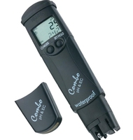 Testeur de poche EC/TDS et pH HI-98130, haute portée, piles AA, écran LCD, personnalisable OEM, matériau plastique