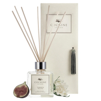 Conception de luxe de marque privée reed diffuseur avec des fleurs
