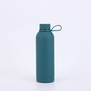 Botellas de agua con aislamiento de gimnasio de metal de fábrica personalizada con logotipo Botella de agua deportiva de acero inoxidable con frasco de vacío de doble pared de 500ml - Product Image 5