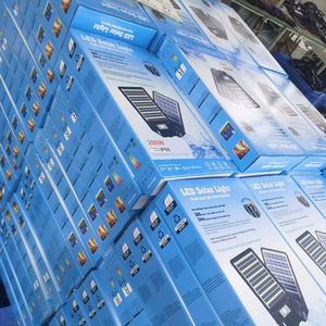 Mới đến thiết kế siêu mỏng ngoài trời bảng điều khiển năng lượng mặt trời hai mặt 100W 200W 300W 400 Watt tất cả trong một đèn đường năng lượng mặt trời - Product Image 6