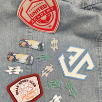Écussons en PVC avec logo en caoutchouc personnalisé, badges en silicone, écussons de marque personnalisés pour vêtements, sacs, vestes