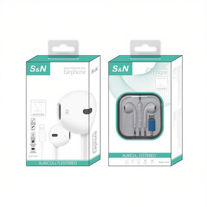 S&N หูฟังสเตอริโอไดนามิกเบสพร้อมไมโครโฟนสำหรับอุปกรณ์ไอโฟนและแอนดรอยด์ - Product Image 2