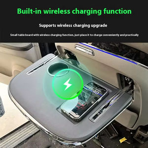 Table multifonctionnelle pour siège arrière de voiture Mercedes-Benz GLE/GLS avec recharge sans fil, table de luxe pour dossier de siège - Product Image 5