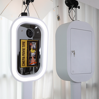 Photomaton instantané léger 2026 pour iPad avec miroir en plastique pour mariage, événement professionnel, location
