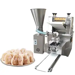 Automatische Half Moon Meat Pie Maker Jiaozi Knödel herstellungs maschine für Lebensmittel geschäfte