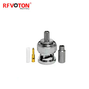 Suministro de fábrica RF coaxial bnc macho enchufe crimpado BT3002 ST212 cable coaxial 50ohm conector coaxial (RF) conectores 50 ohm BNC - Product Image 2