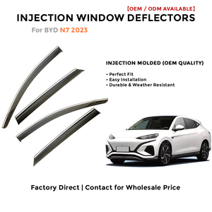 Déflecteurs de fenêtre latérale pare-pluie pour Toyota Cruiser 2019-2020 accessoires auto - Product Image 2