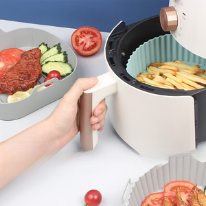 Tapis de cuisson en silicone élégants, réutilisables, pratiques, personnalisables et magnifiques pour friteuse à air Cosori, four de cuisine et cuisson - Product Image 2