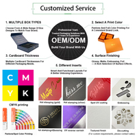 Boîte de présentation magnétique personnalisée, boîte cadeau magnétique personnalisée avec mousse EVA