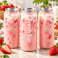 Boîtes en plastique PET transparentes personnalisées avec couvercles en aluminium, emballages portables pour boissons, thé à bulles, café, soda, jus