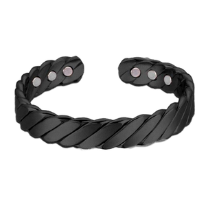KMY Chinesisches Energie-Charm-Armband Magnettherapie-Schmuck Legierung Edelstahl Vergoldet Trendy Unisex für Jubiläen - Product Image 1