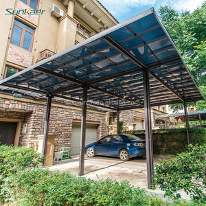 Offre Spéciale auvent bon marché pour abri de garage de voiture auvent abri de voiture <span class=keywords><strong>carport</strong></span> en polycarbonate carports en <span class=keywords><strong>aluminium</strong></span> avec toit en tôle de polycarbonate - Product Image 5