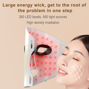Profesional 4 colores infrarrojo rojo azul Nir luz Led cara silicona <span class=keywords><strong>4D</strong></span> máscara de terapia de luz láser - Product Image 5