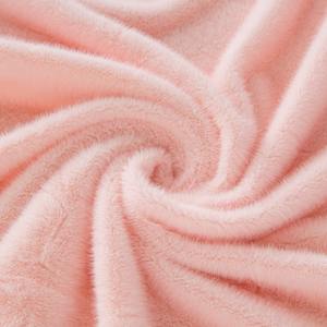 Tissu en polyester 100% résistant à l'abrasion, tricoté à poils hauts/bas, imitation vison européen, 550g, pour vêtements, peluches, sacs - Product Image 5