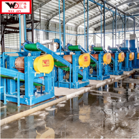 Ligne de traitement du caoutchouc naturel TSR10/TSR20, équipement complet de broyage, lavage, creping, séchage et pressage, directement de l'usine Weida