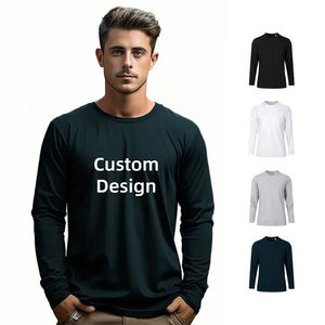 Camisetas Personalizadas para Hombre 100% Algodón, Cuello Redondo, Manga Larga, Diseño Transpirable Antiarrugas de Alta Calidad - Product Image 6