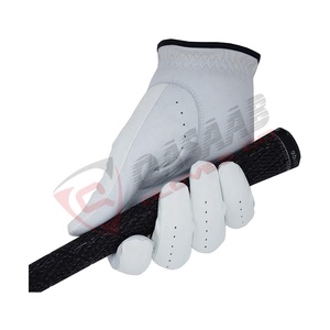 ถุงมือกอล์ฟหนังกลับสีขาวสีสันสดใส2025โลโก้ที่กำหนดเอง - Product Image 5