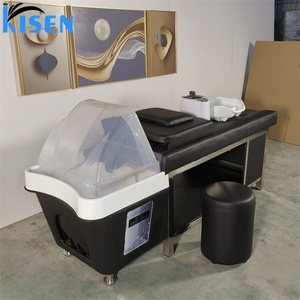 Fauteuil de lavage de cheveux Kisen Factory sur mesure pour salon, avec lavabo, fonction massage et thérapie capillaire par l'eau - Product Image 5