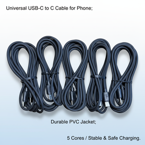 Cable USB-C Tipo C Macho, Carga Rápida 2A, Construcción Duradera de PVC, Transferencia de Datos Multiusos <span class=keywords><strong>para</strong></span> Computadora, Auriculares y Dispositivos Inteligentes - Product Image 4