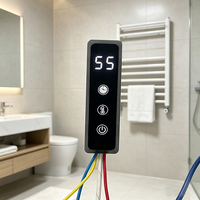 Toallero Eléctrico con Termostato y Temporizador, Interruptores de Control de Temperatura TDS
