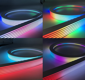 Lumières néon magiques, bande LED flexible de 10 m avec télécommande et application, intensité réglable, étanche IP65, forme ronde - Product Image 6