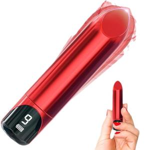 Manshi GG-90 Mini Dildo Rouge Alimenté par USB avec Affichage LED Numérique, Vibrateur de Stimulation du Point G, Jouet pour Adultes - Product Image 3
