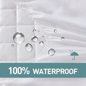 Оптовая продажа, водонепроницаемая Водонепроницаемая Защитная наматрасная накладка из микрофибры и 100% полиэстера, защита от аллергии - Product Image 6