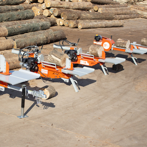 Industrial 28T Wood Cutting Firewood Processor Chain Saw Machine Household Gasoline Log Splitter