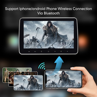 Écran tactile de moniteur d'appui-tête de 10,1 pouces, écran TV, écran IPS, Android, WIFI, tablette pour siège arrière de voiture, lecteur multimédia, CarPlay