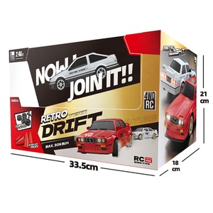 Jacko Toys - Coche de Control Remoto Retro de 2.4GHZ, el Más Vendido, Personalizado, de Alta Velocidad, con Derrape a 30KM/H, para Niños de Nivel Experto - Product Image 6