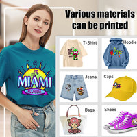 Impresora A3 1390 DTF, Impresora de Transferencia Directa a Película de 30 cm (11.7\") para Camisetas, Bolsas y Gorras
