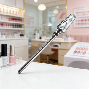 Limas y Brocas Profesionales de Carburo de Tungsteno <span class=keywords><strong>para</strong></span> <span class=keywords><strong>Uñas</strong></span>, Vástago de 2.35mm con Fresa de Corte Espiral de Borde Recto <span class=keywords><strong>para</strong></span> Arte de <span class=keywords><strong>Uñas</strong></span> 3D - Product Image 2