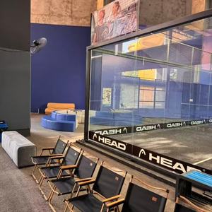 EXITO <span class=keywords><strong>Cancha</strong></span> de Pádel Portátil Galvanizada en Caliente para Exteriores, <span class=keywords><strong>Cancha</strong></span> de Tenis de Pádel Panorámica con Certificación CE - Product Image 4