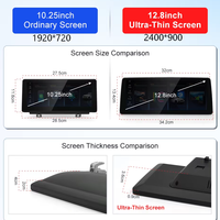 Écran tactile multimédia sans fil Carplay de 12,8 pouces, unité principale Android-auto pour BMW X5 F15 F85 X6 F16 F86 2014-2016 NBT EVO