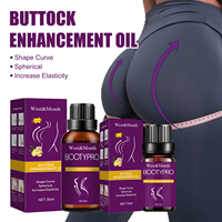 Huile Essentielle Grossissante pour Fesses, Effet Lifting et Raffermissant, Huile de Massage pour Sublimer les Courbes et Rehausser la Silhouette des Hanches – Vente en Gros Usine