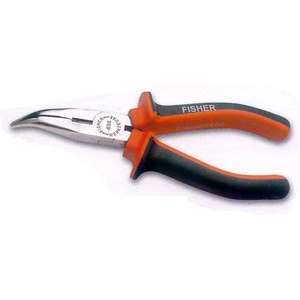 Alicates de corte de punta doblada SIBA SRL, punta de aguja métrica, superficie de mandíbula dentada de acero, mango de PVC/plástico, modelo personalizable OEM 7177 - Product Image 1