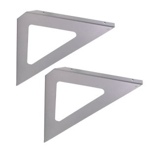 Support mural pliable en métal robuste WEKIS avec structure triangulaire, capacité de 75 lb, 19x19 cm - Product Image 2