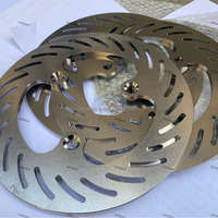 Disque de frein interne 11"/10"/9.5" OD en titane/acier inoxydable, rainuré croisé, percé, 3 trous, pour voiture de course, micro-sprint, Wilwood