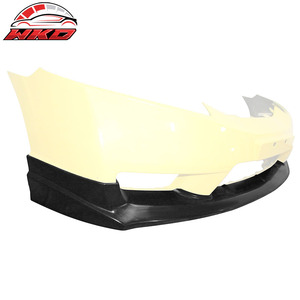 Spoiler de pare-chocs avant non peint style JS pour Honda Civic Sedan 09-11, en PU, accessoire extérieur de haute qualité - Product Image 4