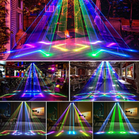 Projecteur d'animation 3D YSH, lumières de discothèque, lumières de fête, flash disco, Halloween, Ramadan, Noël, vacances, événements familiaux en intérieur