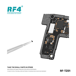 Pinzette di Precisione RF4 TZ01 per Riparazione Telefoni, Antistatiche e Resistenti alla Corrosione <span class=keywords><strong>in</strong></span> Acciaio al Carbonio, Garanzia 1 Anno - Product Image 5